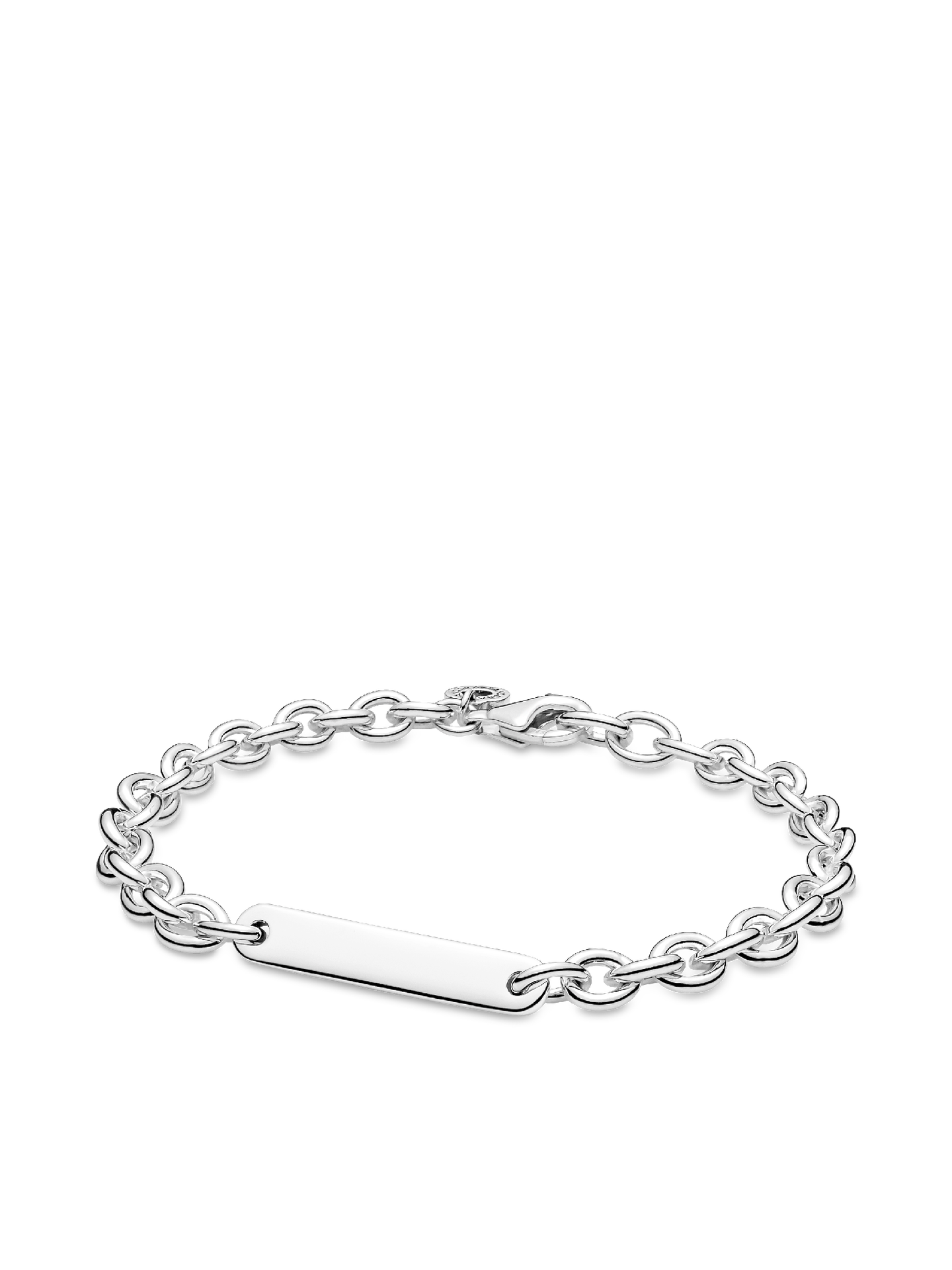 Женский браслет Pandora Engravable Bar Link, Sterling silver, цвет: Серебро — фото 1