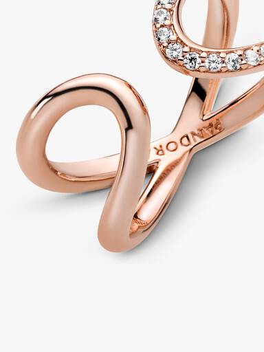FINAL SALE - Wrapped Open Infinity Ring