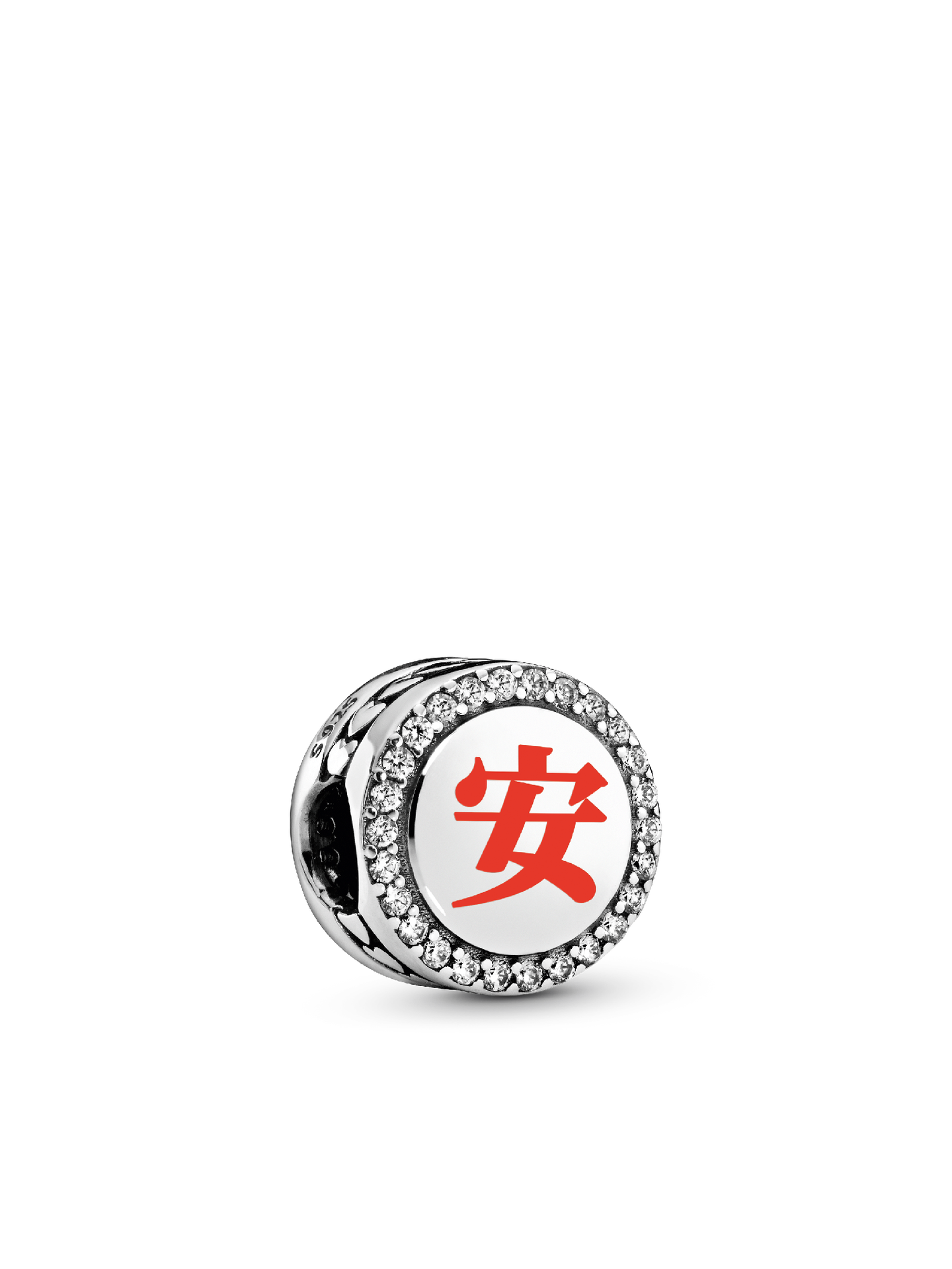 Женский шарм Pandora Chinese Well-Being & Safety Charm, цвет: Серебро — фото 1
