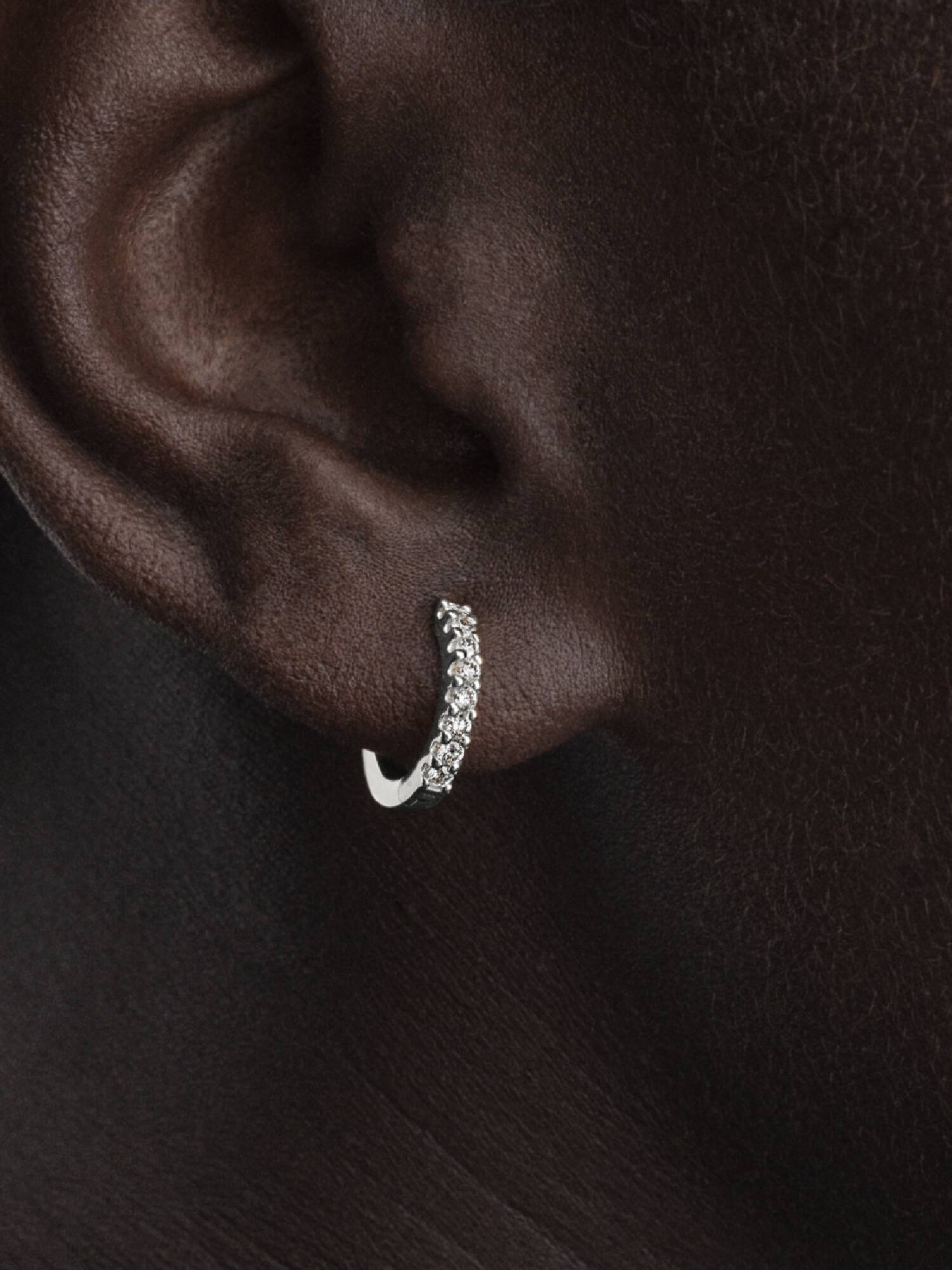 Pandora Era Lab-Grown Diamond Pavé Hoop Earrings