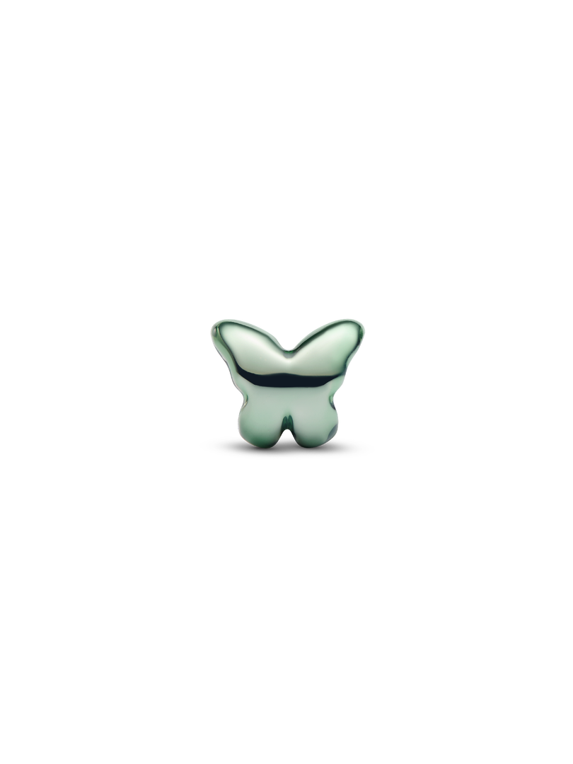 Green Butterfly Mini Charm