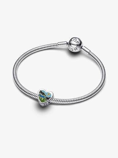 West Virginia Heart Charm
