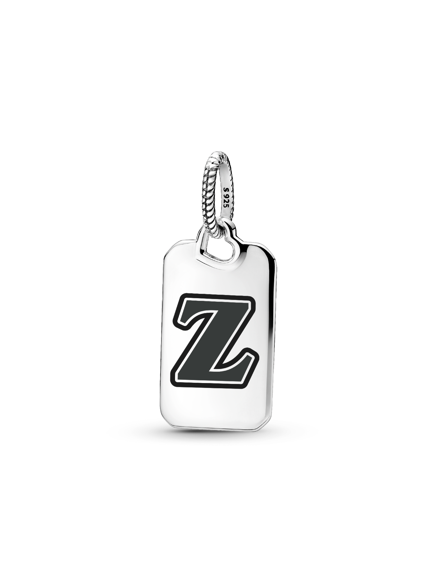 Letter Z Rectangle Pendant
