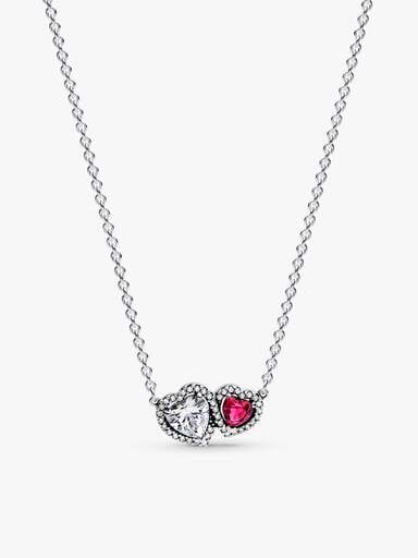 Sterling Silver Halo Hearts Gift Set