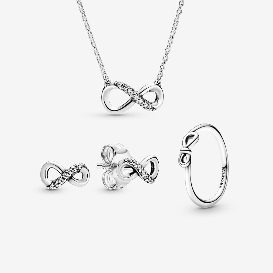 Plante Sidst farvel Infinite Love Jewelry Set | Sterling silver | Pandora US