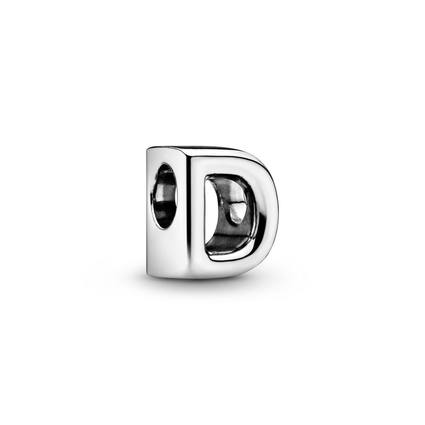 Женский шарм Pandora Letter D Alphabet Charm, Sterling silver, цвет: Серебро — фото 2