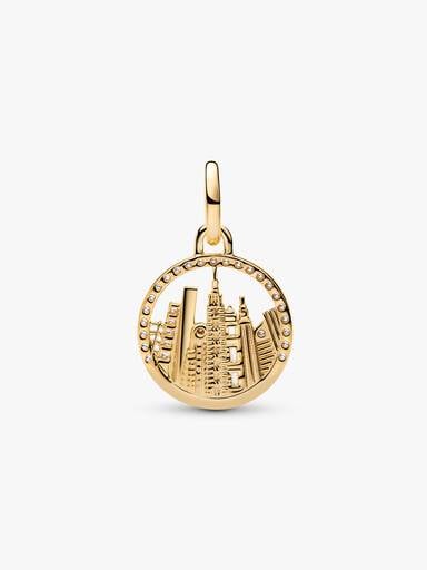 New York Skyline Dangle Charm