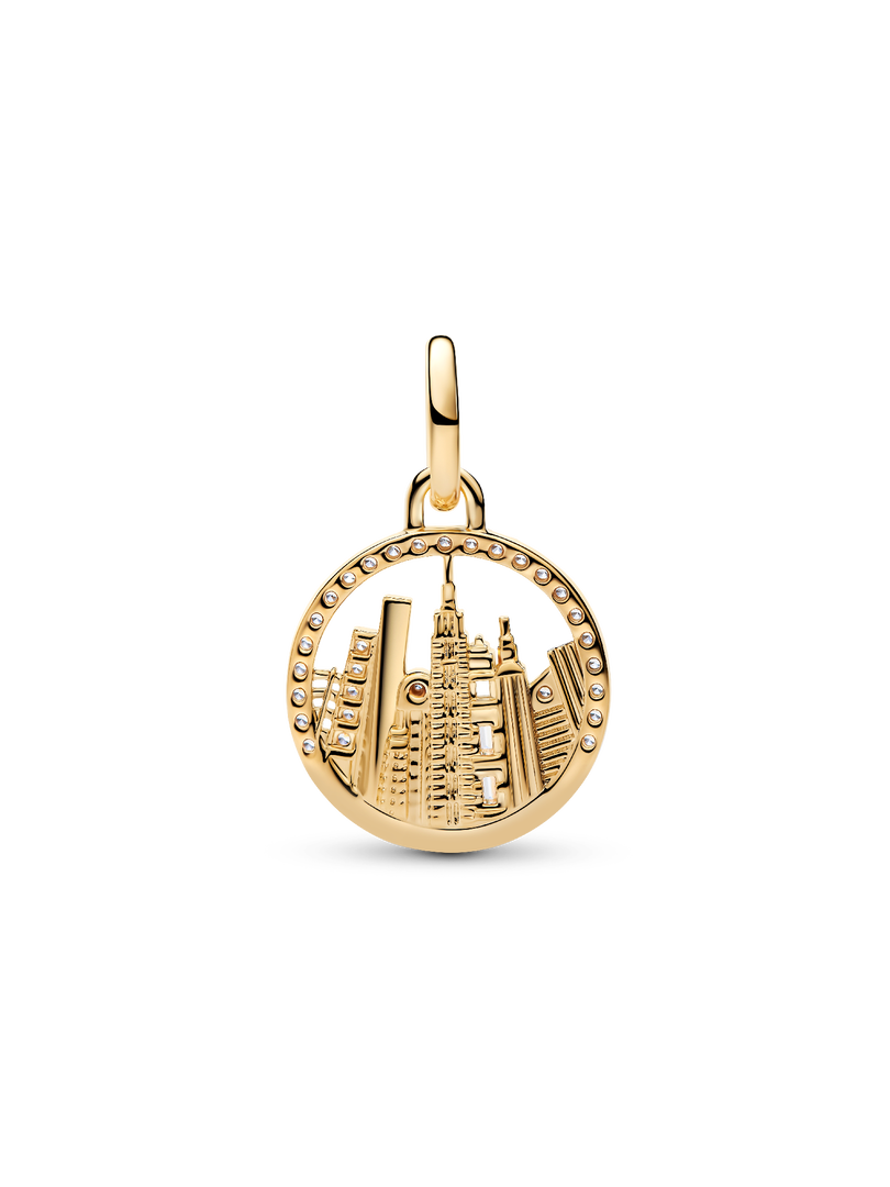 New York Skyline Dangle Charm