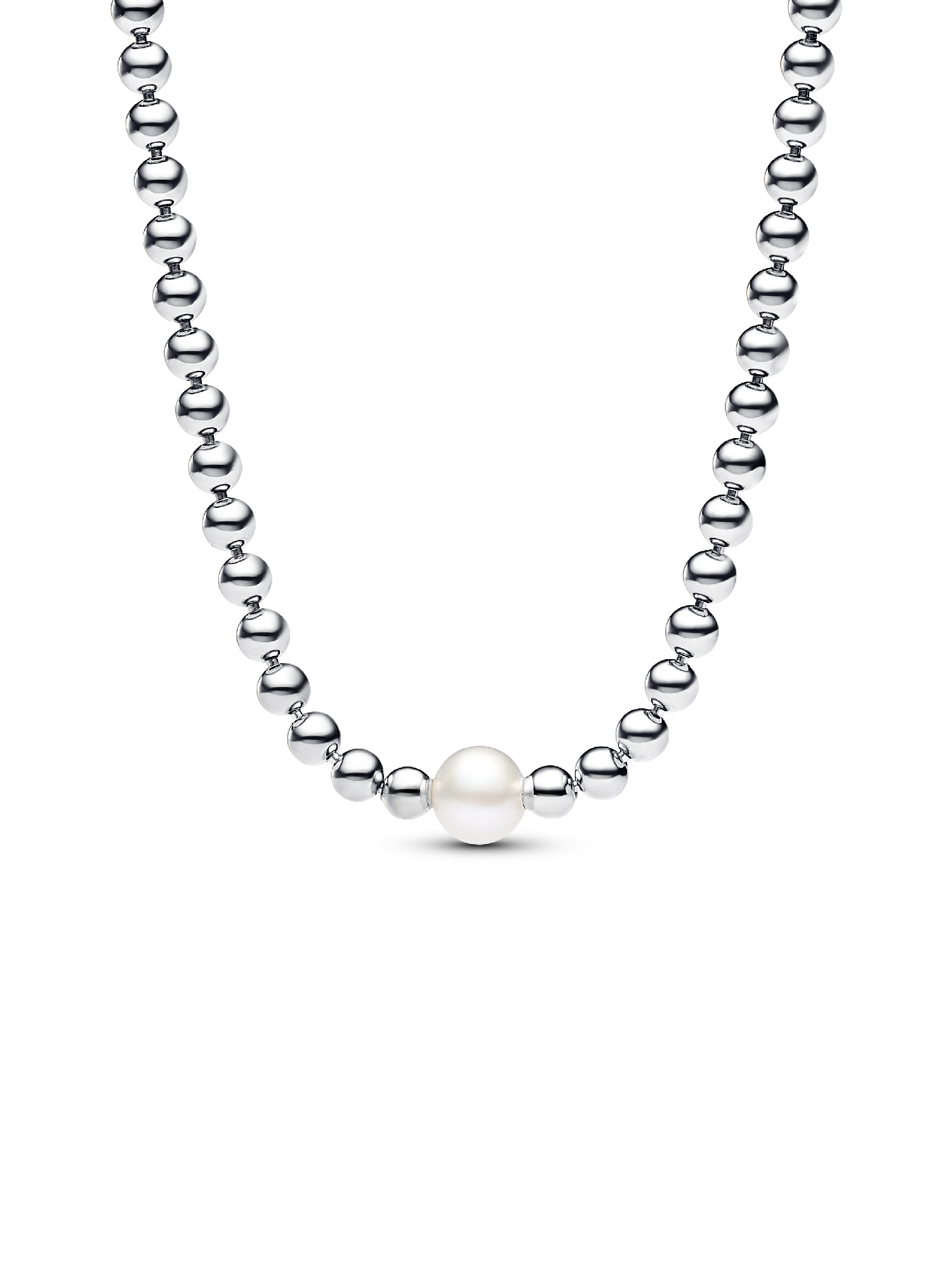 Treated Freshwater Cultured Pearl & Beads Collier Necklace