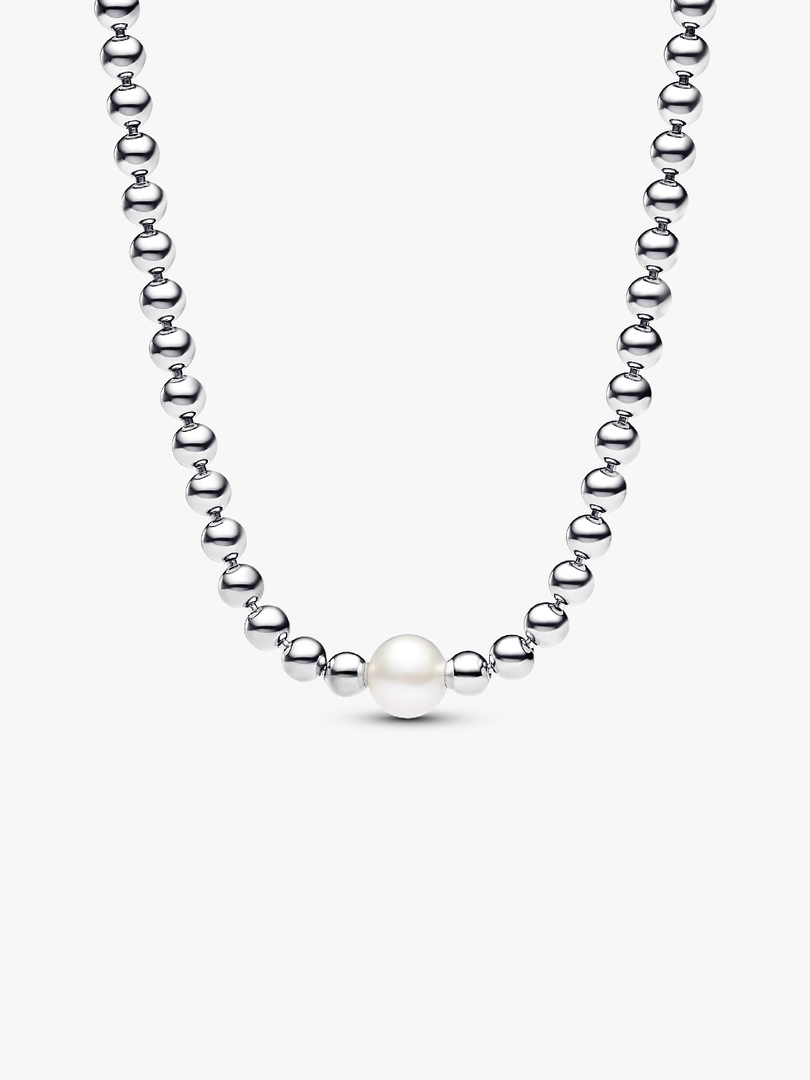 Treated Freshwater Cultured Pearl & Beads Collier Necklace