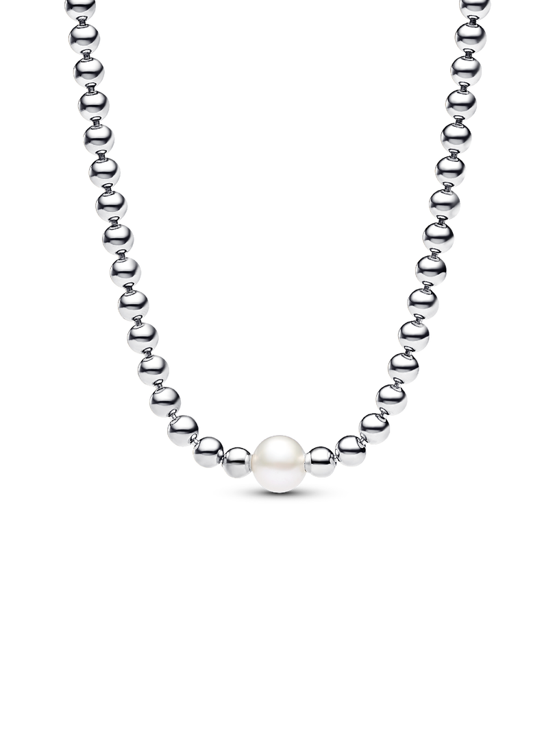 Treated Freshwater Cultured Pearl & Beads Collier Necklace