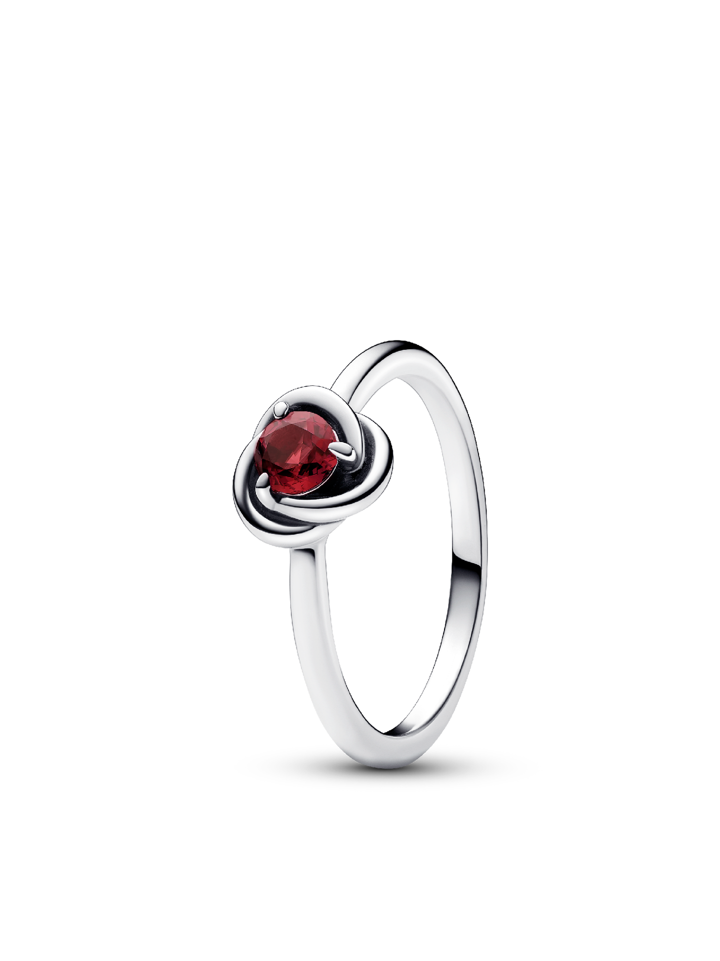 Женское кольцо Pandora July Birthstone Eternity Circle, цвет: Серебро — фото 1