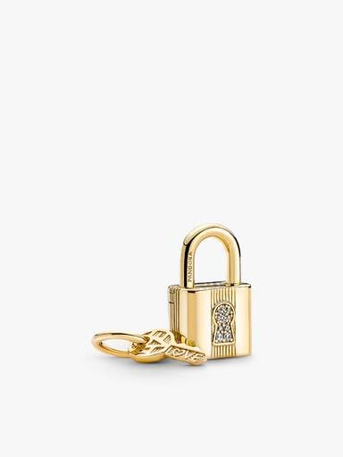 Lara’s Lock & Key Charm Necklace Set