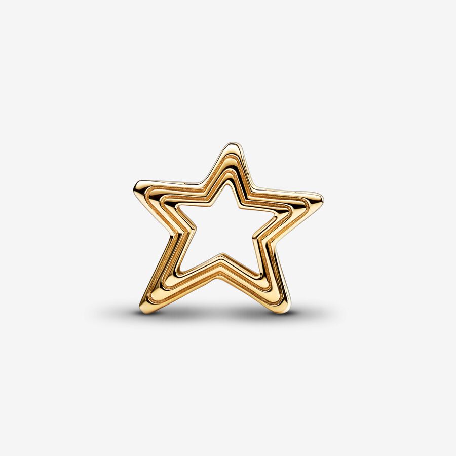 Radiant Star Charm | Gold | Pandora US
