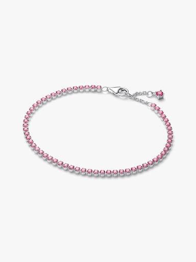Pink Small Tennis Bracelet