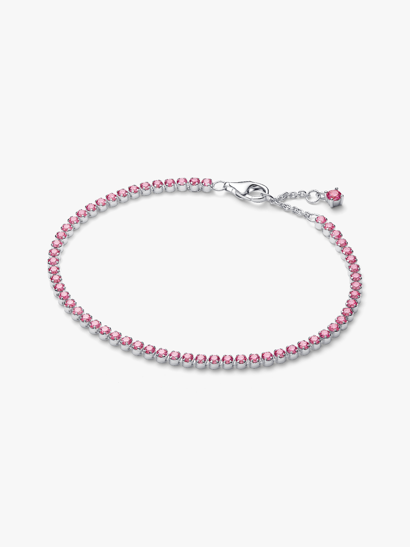 Pink Small Tennis Bracelet