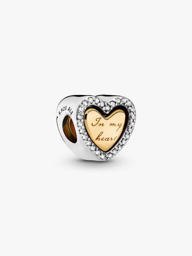 FINAL SALE - In My Heart Split Heart Charm