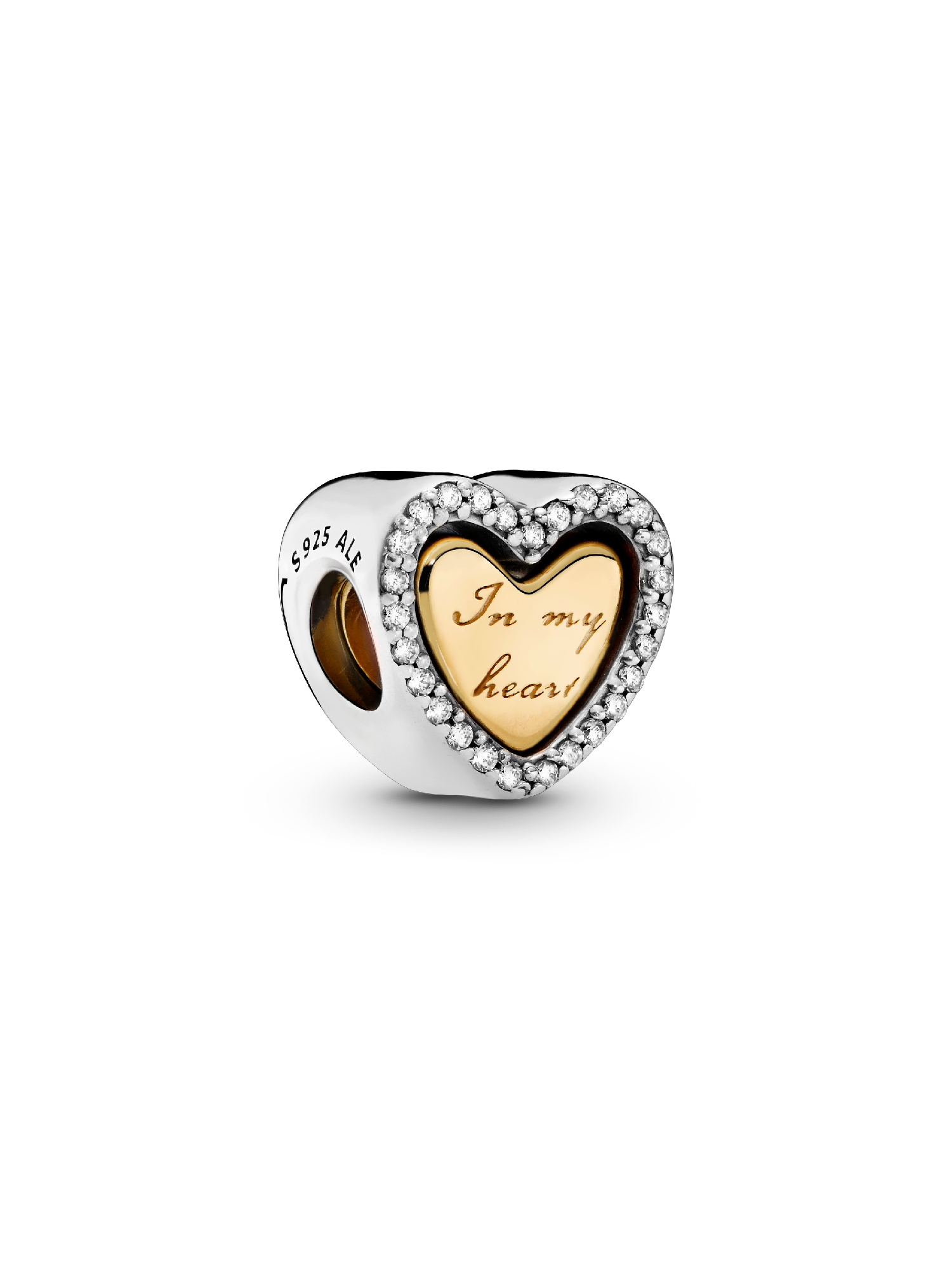 FINAL SALE - In My Heart Split Heart Charm
