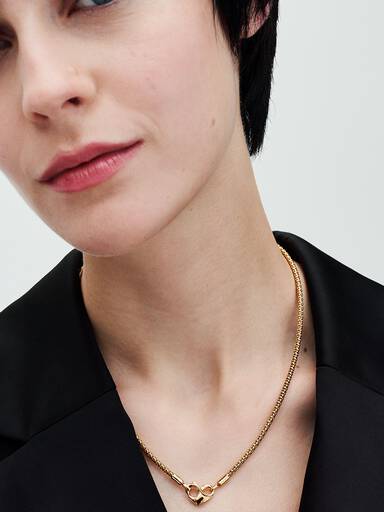 Studded Chain Necklace
