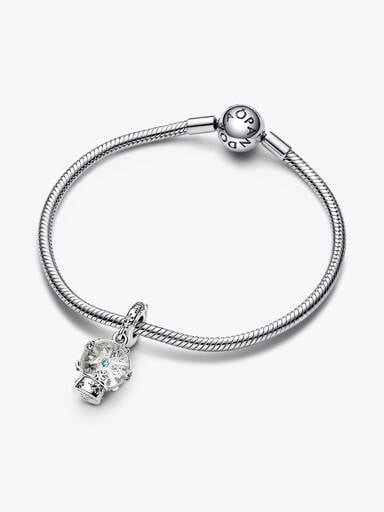 Snowflake Snow Globe Dangle Charm