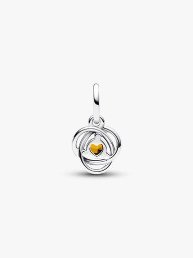 FINAL SALE - Honey Eternity Circle Dangle Charm