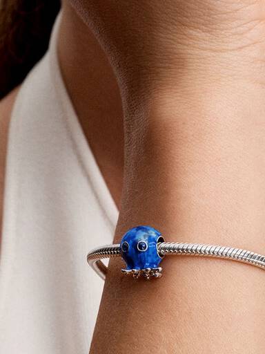 FINAL SALE - Ocean Bubbles Octopus Charm