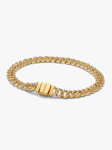 Pavé Cuban Chain Bracelet