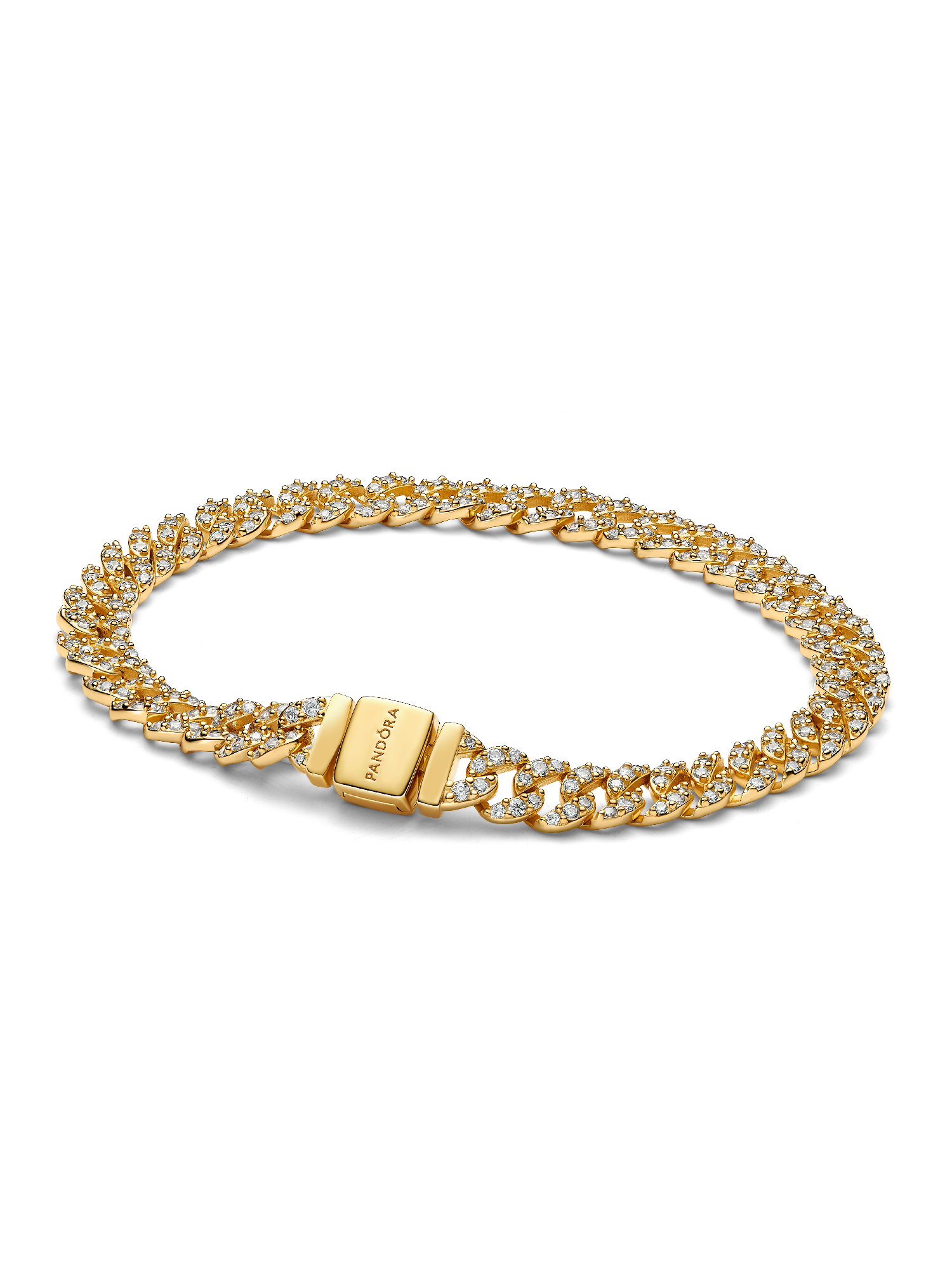 Pavé Cuban Chain Bracelet