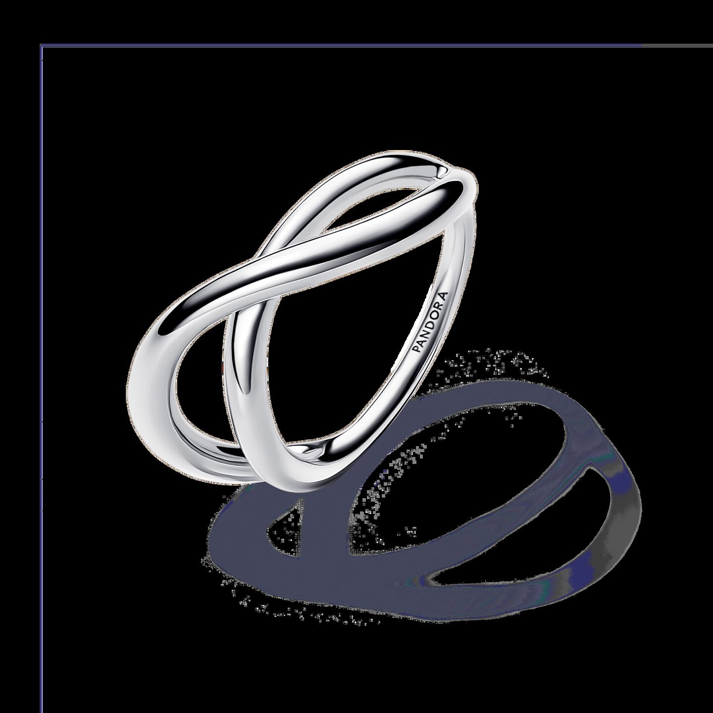 Женское кольцо Pandora Organically Shaped Infinity, Sterling silver, цвет: Серебро — фото 2