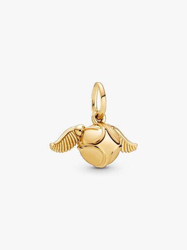 FINAL SALE - Harry Potter, Golden Snitch Pendant