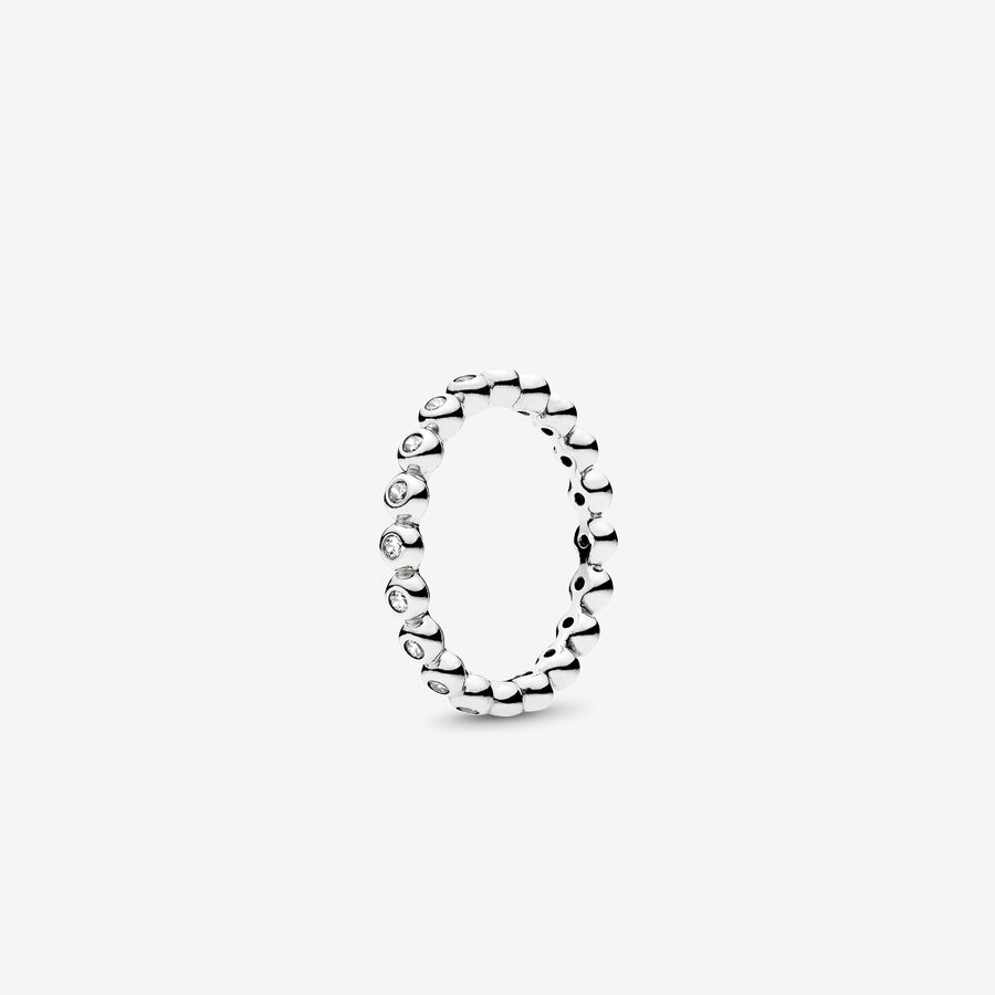 FINAL SALE - For Eternity Ring, Clear CZ image number 0
