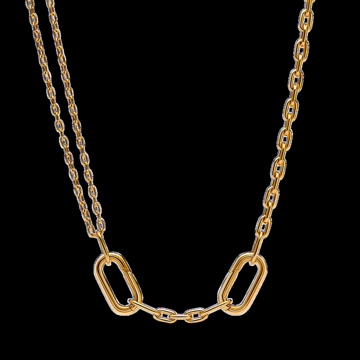 Цепочка Pandora ME Double Link Chain, цвет: Позолоченный — фото 2