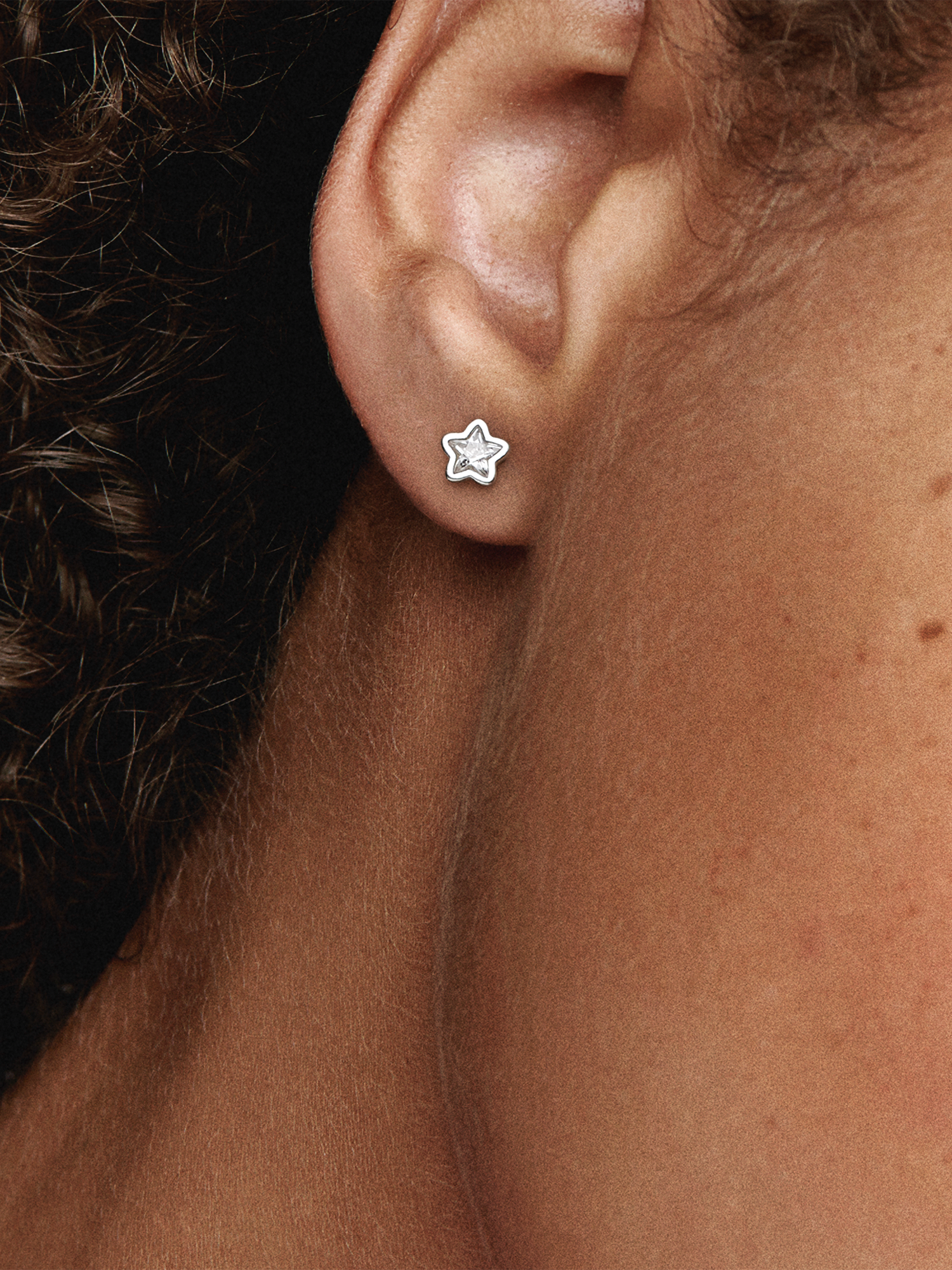 Sparkling Star Stud Earrings