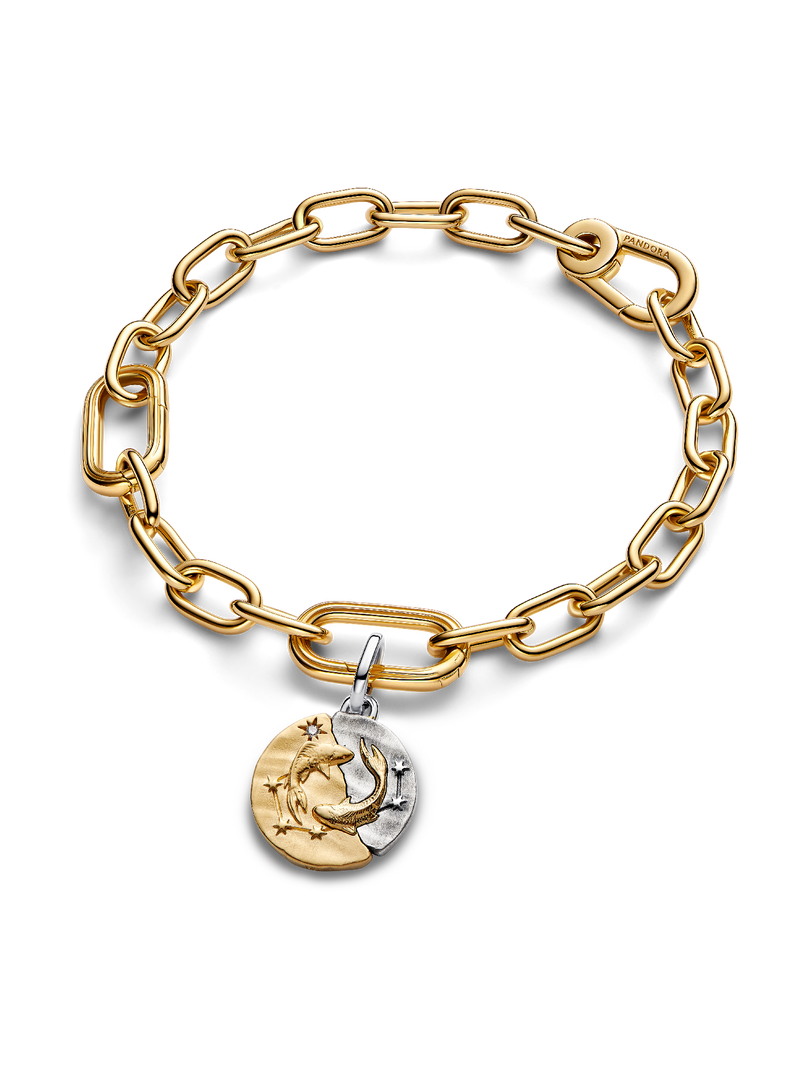 Pisces Zodiac Medallion Charm