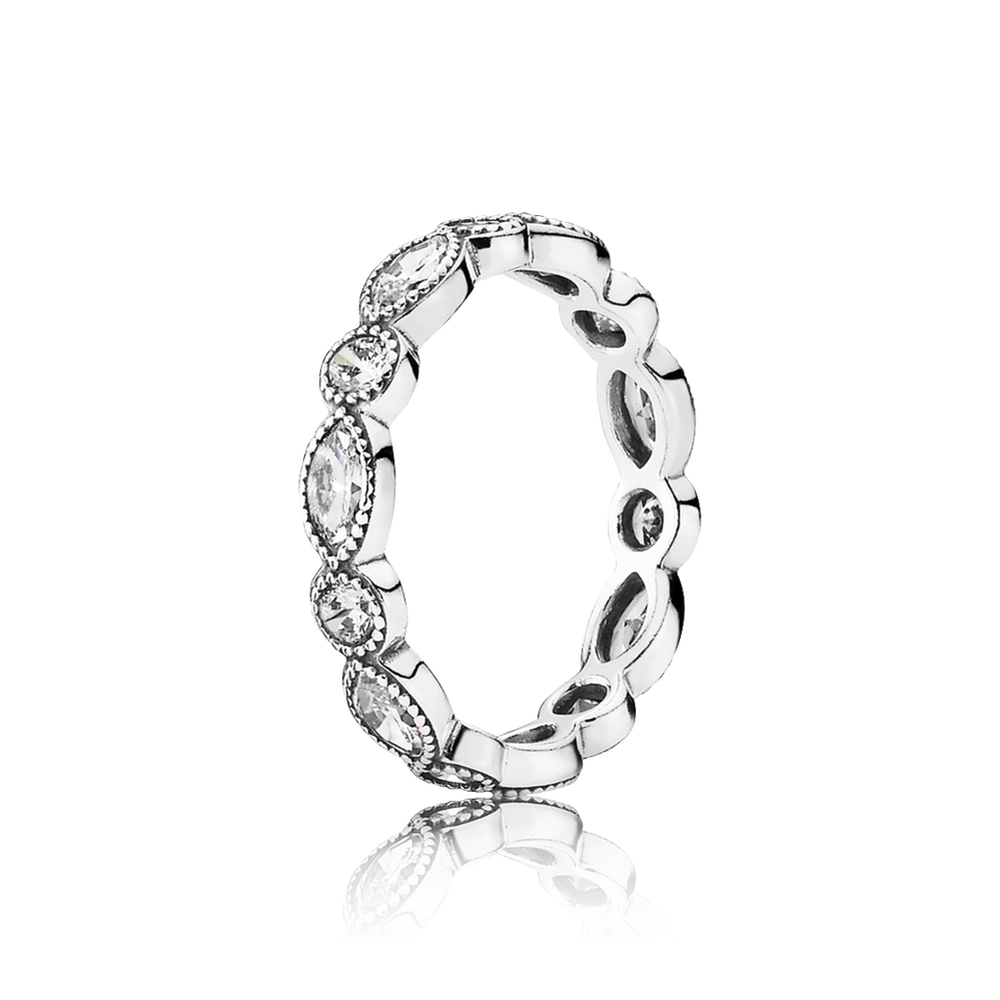 Alluring Brilliant Marquise Stackable Ring, CZ | PANDORA Jewelry US
