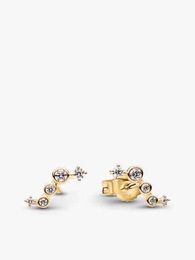 Pandora Era 14K Gold Lab-Grown Diamond Droplets Jewelry Set