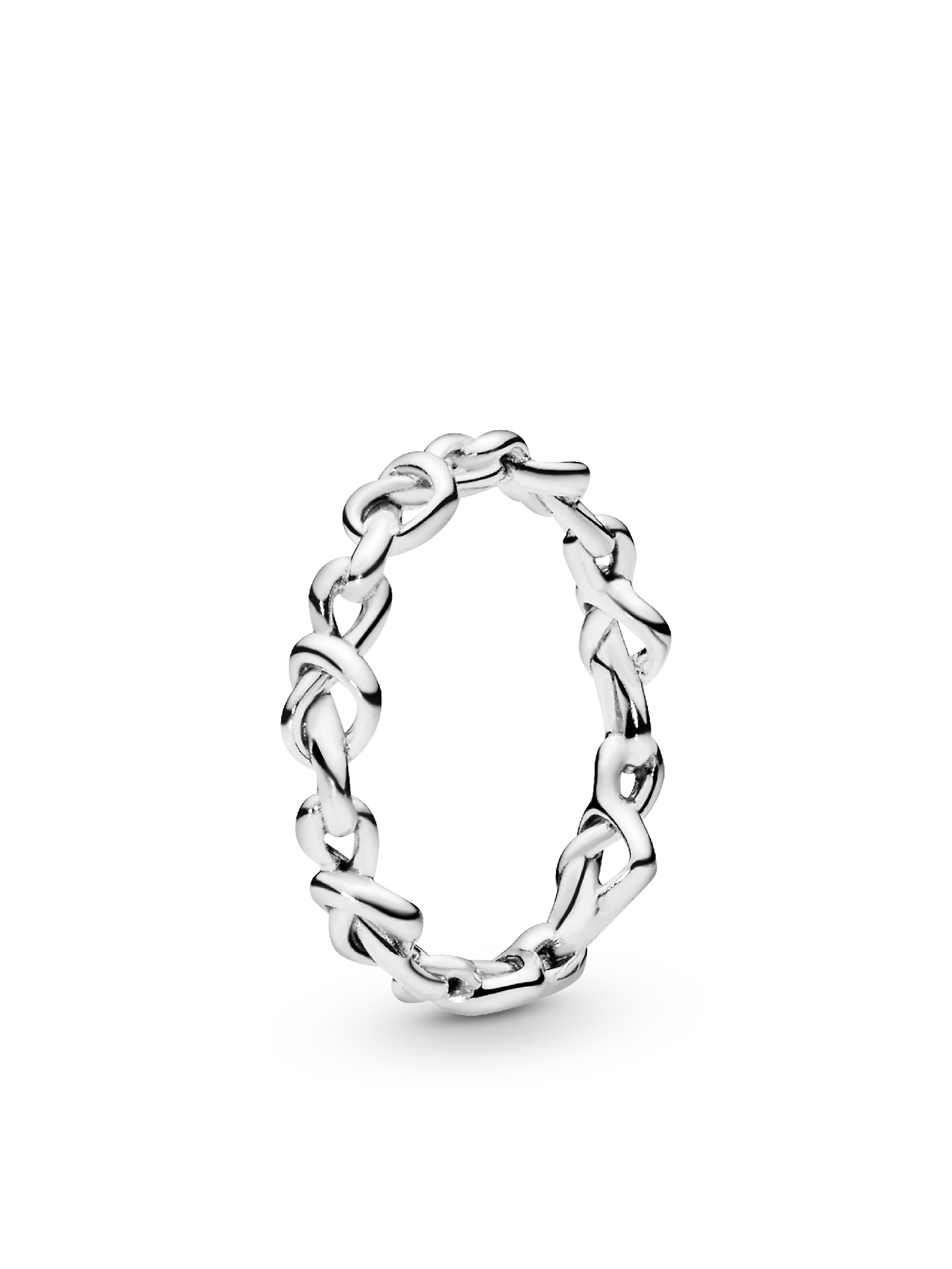 Женское кольцо Pandora Knotted Hearts, цвет: Серебро — фото 1