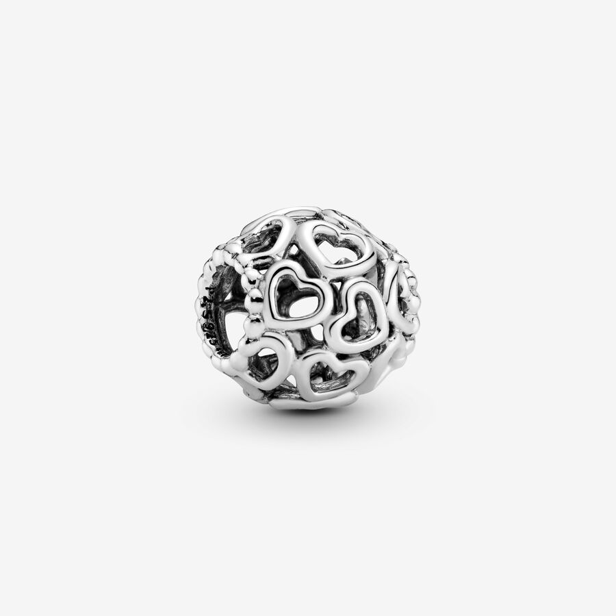 Open Your Heart Charm in Sterling Silver, Sterling silver