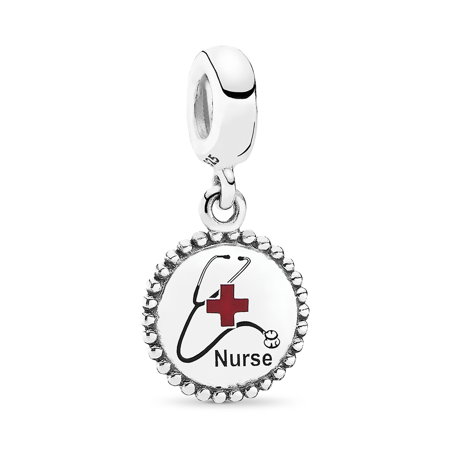 Женский шарм Pandora Nurse Dangle Charm, цвет: Серебро — фото 1