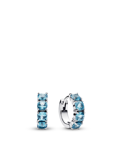 Женские серьги Pandora Light Blue, цвет: Серебро