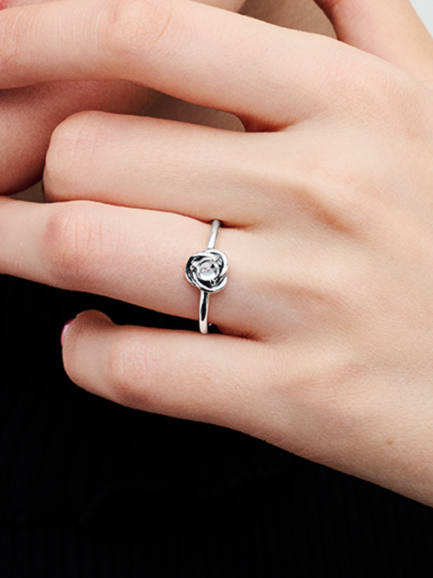 Женское кольцо Pandora April Birthstone Eternity Circle, цвет: Серебро — фото 3