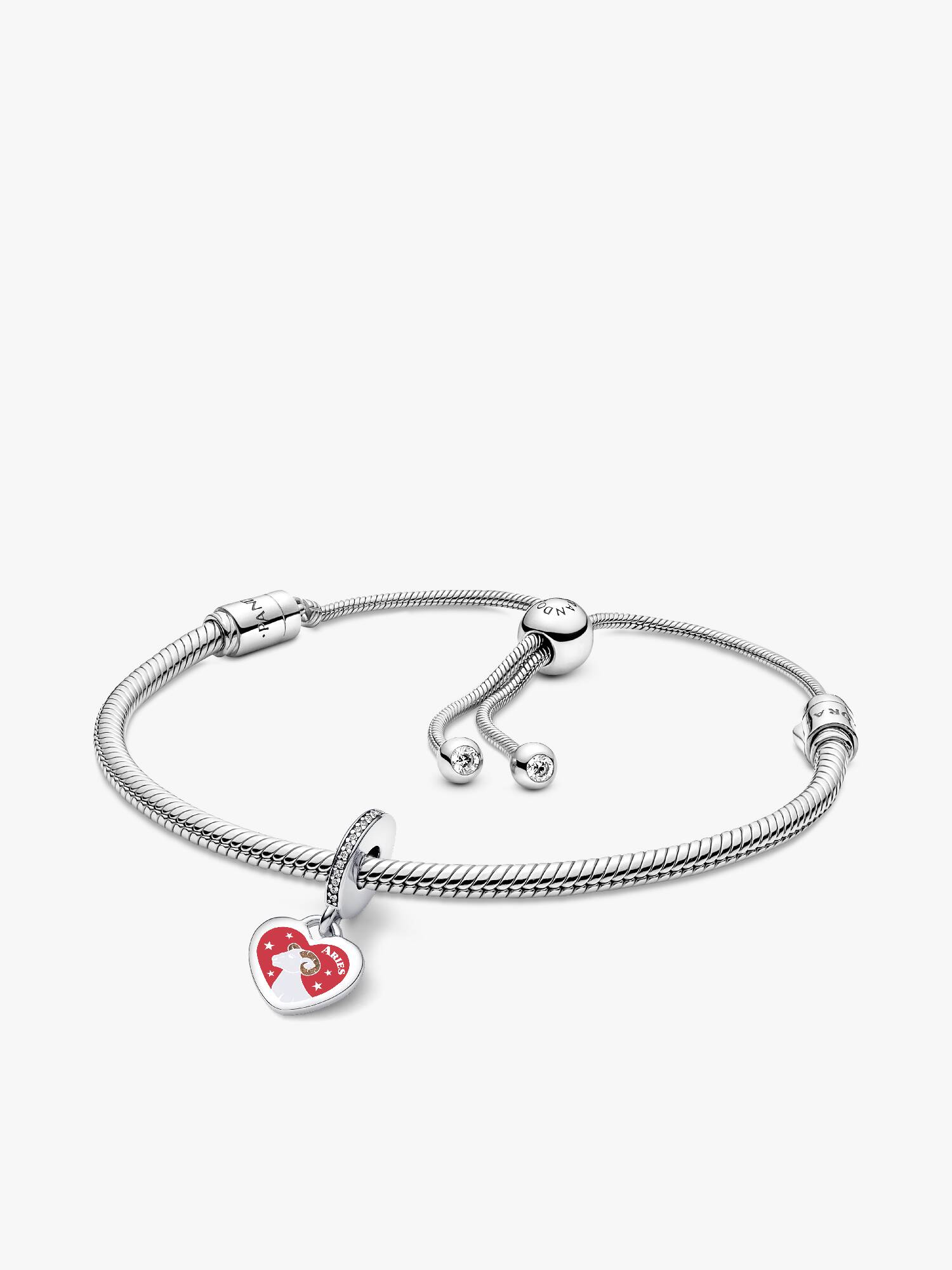 Aries Dangle Charm Bracelet Set