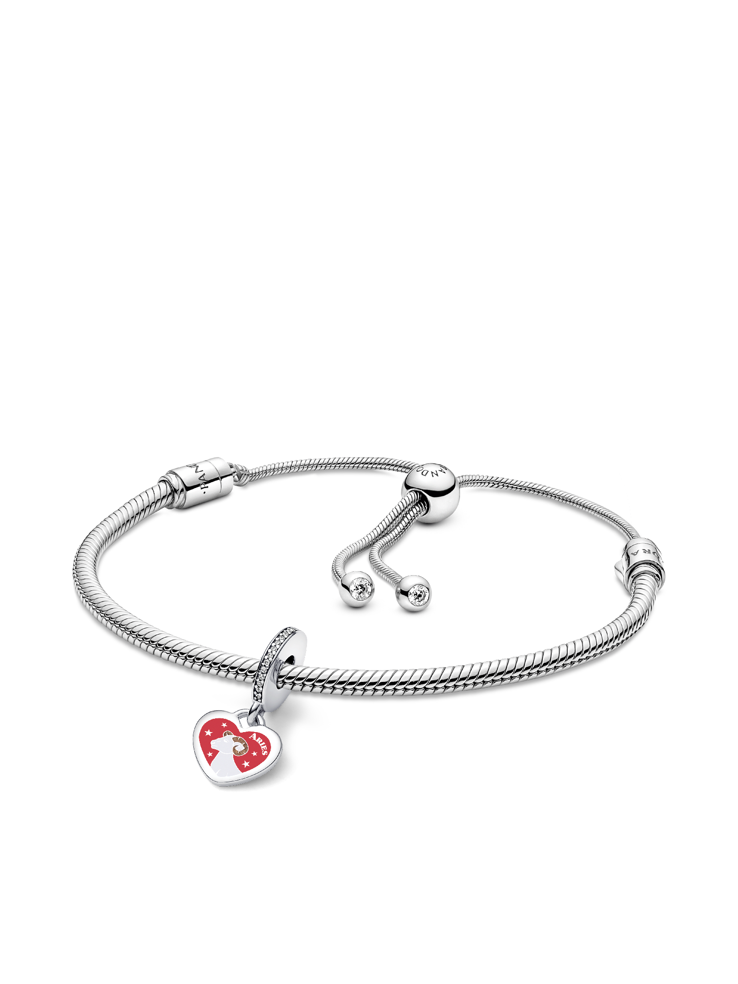 Aries Dangle Charm Bracelet Set