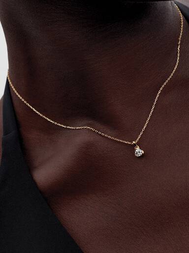 Pandora Talisman 14k Gold Lab-grown Diamond Heart Pendant