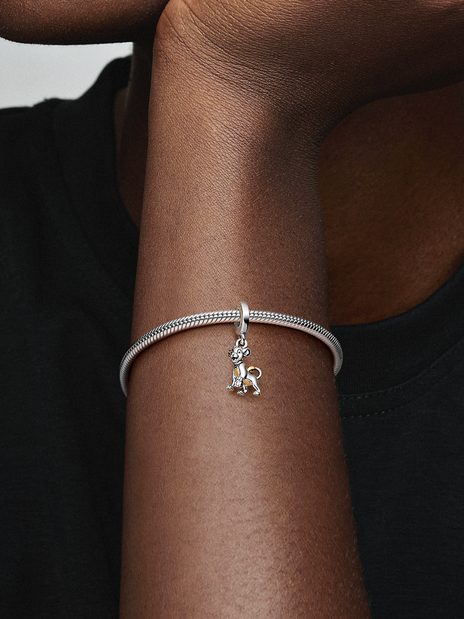 Disney 100th Anniversary Simba Lab-grown Diamond Dangle Charm
