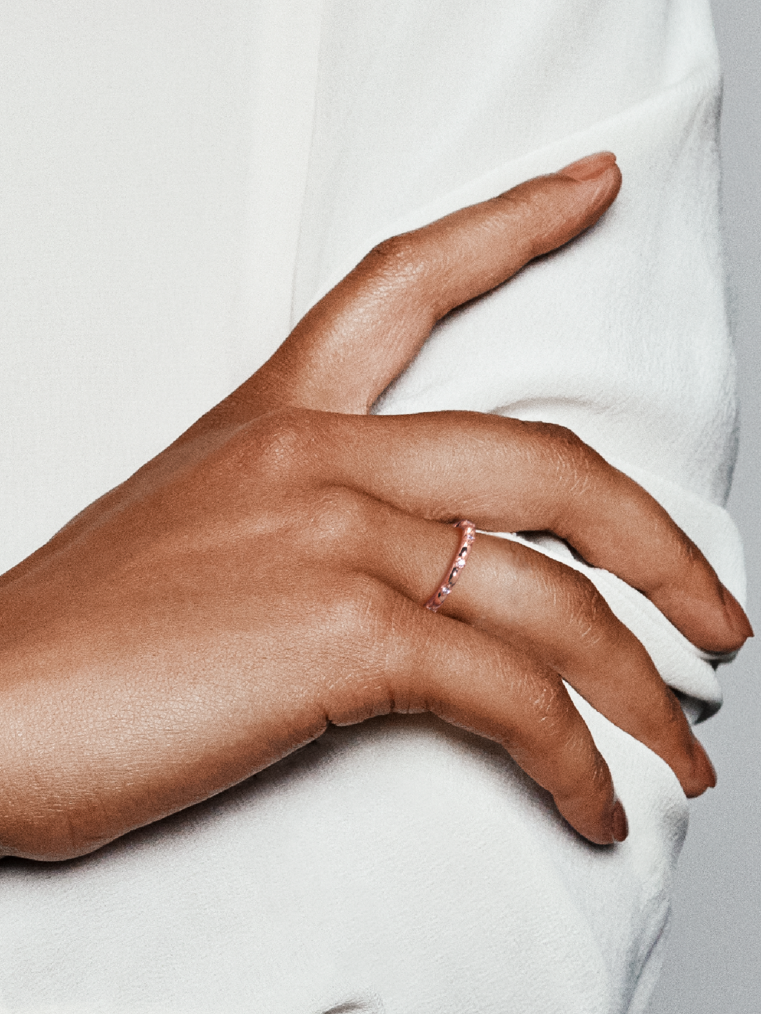 Flower Petals Band Ring