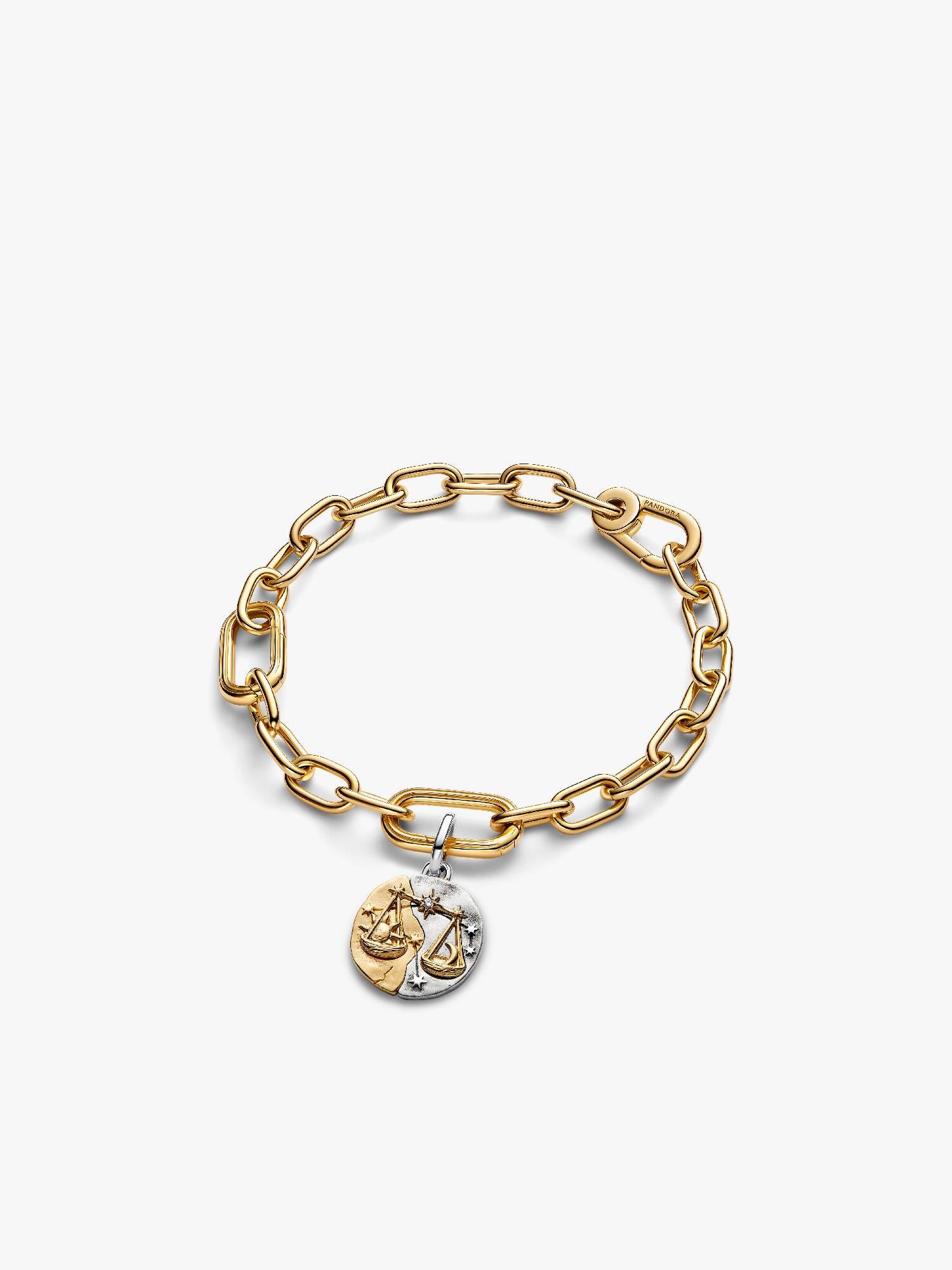 Libra Medallion Charm Bracelet Set