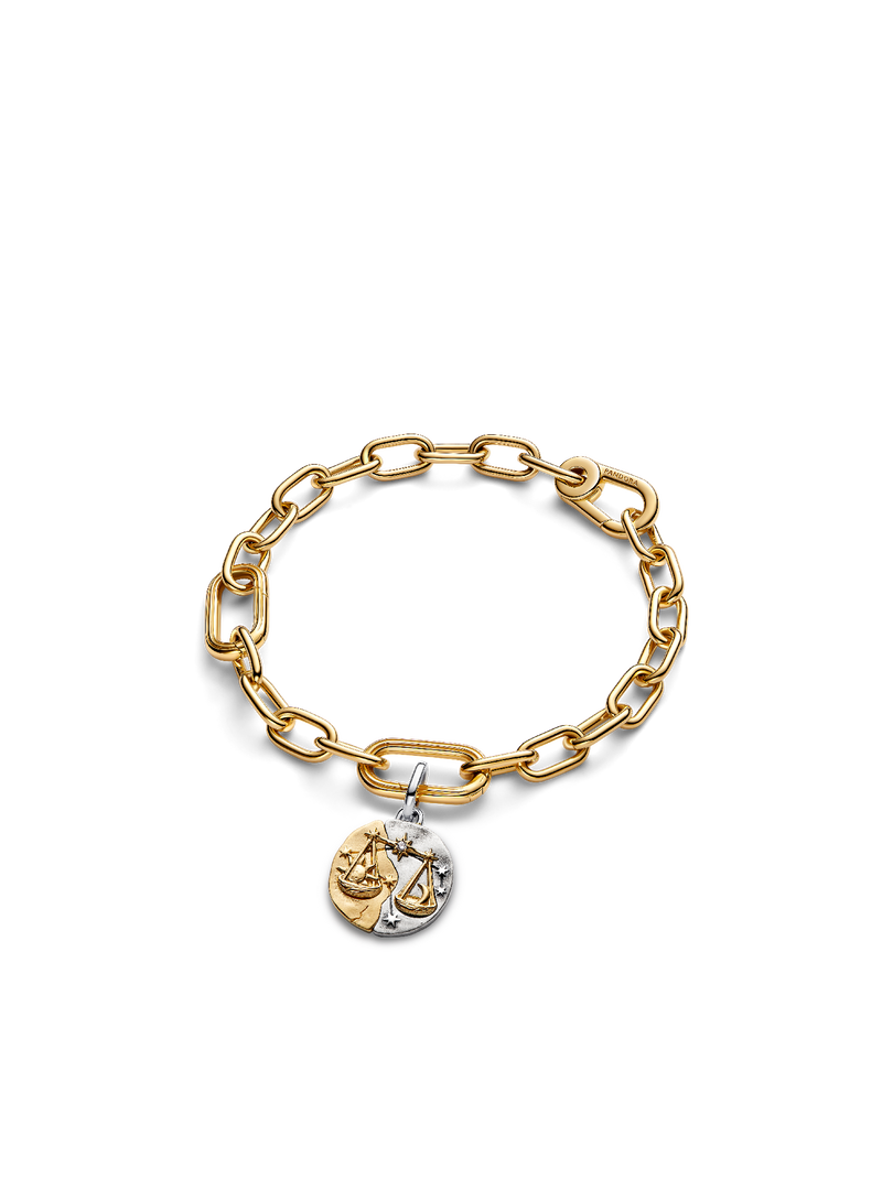 Libra Medallion Charm Bracelet Set