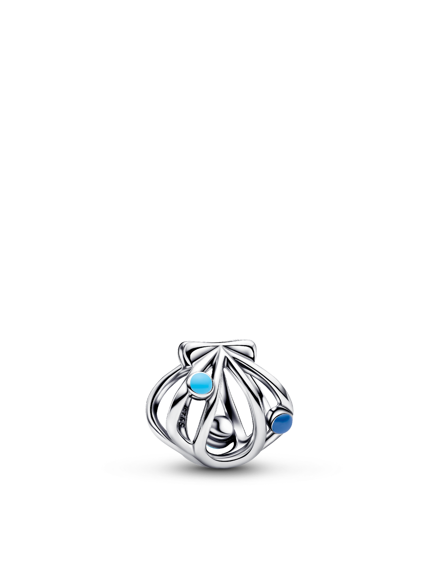 Женский шарм Pandora Openwork Shell Charm, цвет: Серебро — фото 1