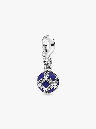 FINAL SALE - Blue Christmas Ornament Dangle Charm